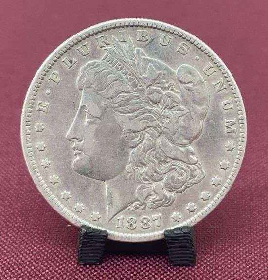 1887O Morgan Silver Dollar image