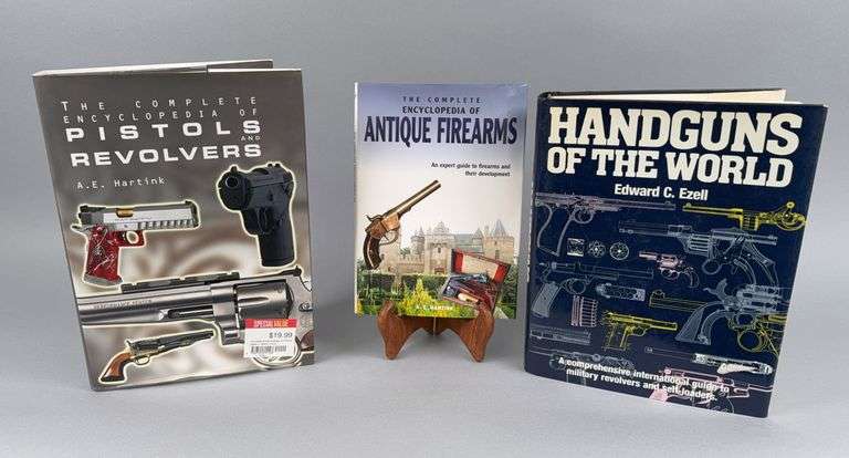Antique Firearms Book & Pair of Pistols & Revolvers Books image