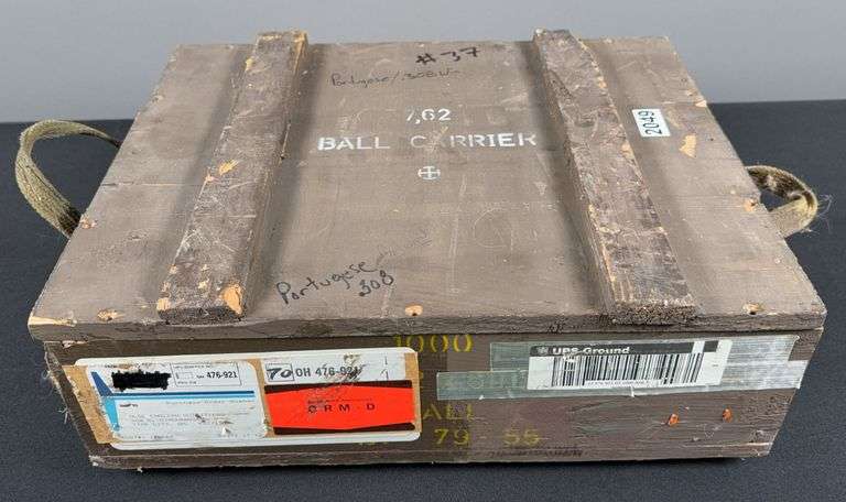 Crate of Portuguese 7.62x51mm Ammunition (1000 Rounds) image
