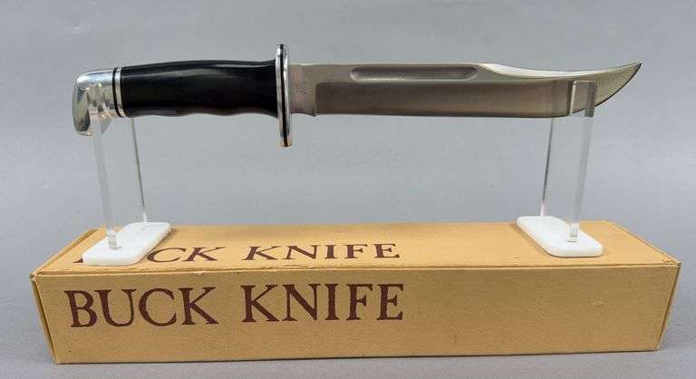 Buck Fixed Blade Model 120 Knife & Leather Sheath image