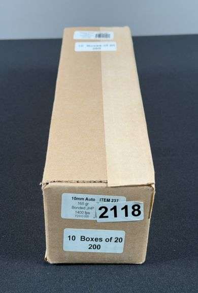 10mm Auto, 165 Gr. Bonded JHP Ammunition, 200 Count image