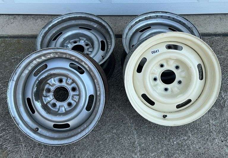 (4) 15” Chevy Rally Wheels image