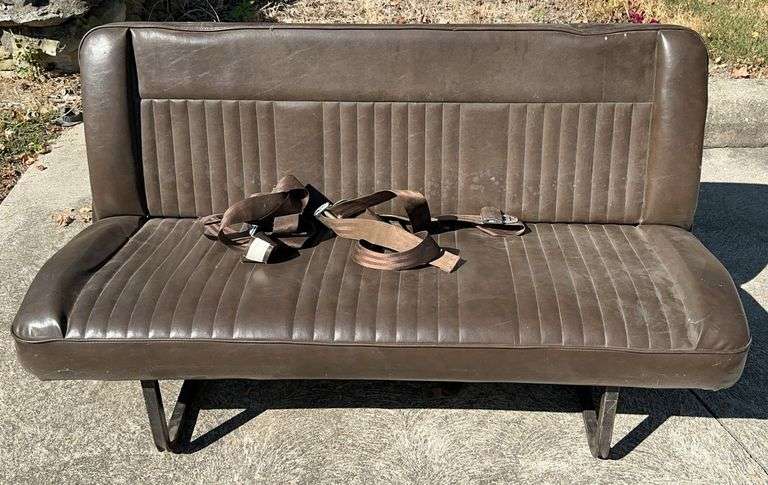 Brown Vinyl Car Seat image