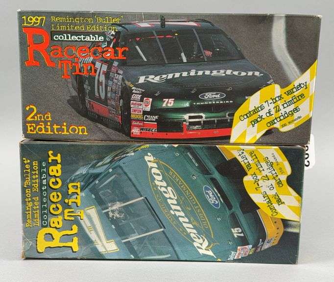 2 1997 Remington ‘Bullet’ limited Edition Collectable Race Car Tin 7 Box Variety Pack of 22 Cartridges, 700 Count image