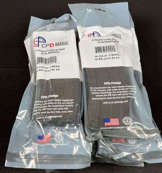 (10) CPD Mags 30 RD. .223/5.56 SS, Metal AR Magazines image