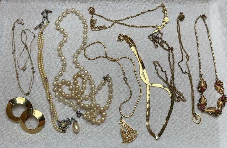 Gold Colored Necklaces & Earrings image