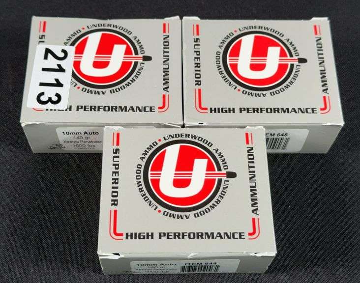 Underwood 10mm Auto 140 GR Ammunition, 60 Count image