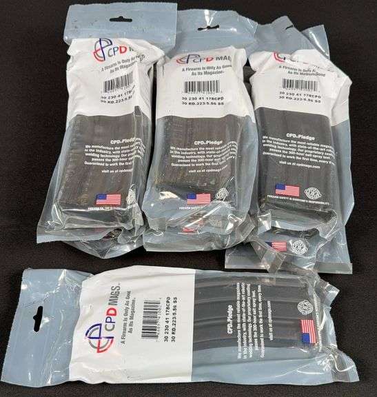 (10) CPD Mags 30 RD. .223/5.56 SS, Metal AR Magazines image