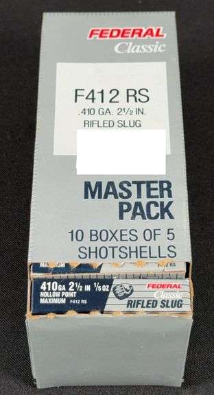 Federal Classic “Master Pack” .410 2 1/2” Rifled Slugs, 50 Count image