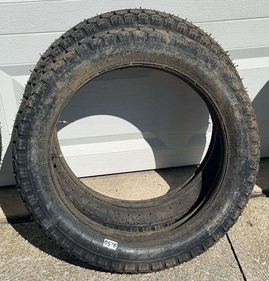 Pair of C-83 Motorcycle Tires image