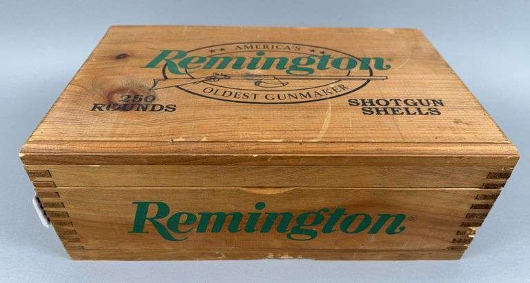 Remington Shotshells Empty Wooden Crate image