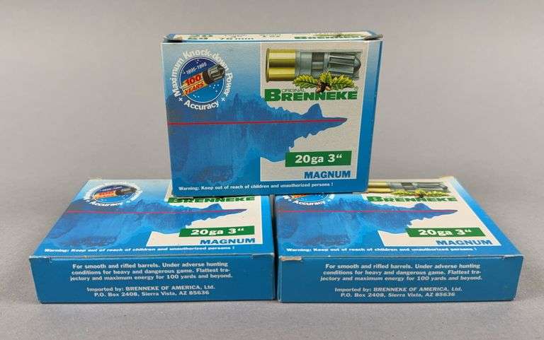 Brenneke 20 Ga. 3” Slugs, 15 Rounds image