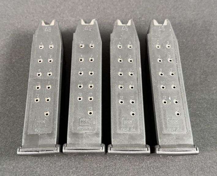 (4) .45 Cal. 13 Round Glock Magazines image