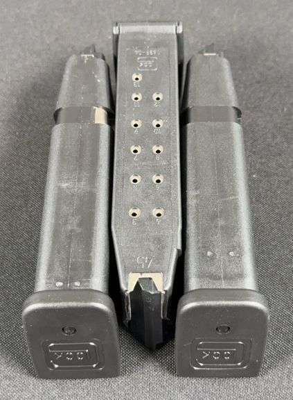 (3) .45 Cal. 13 Round Glock Magazines image
