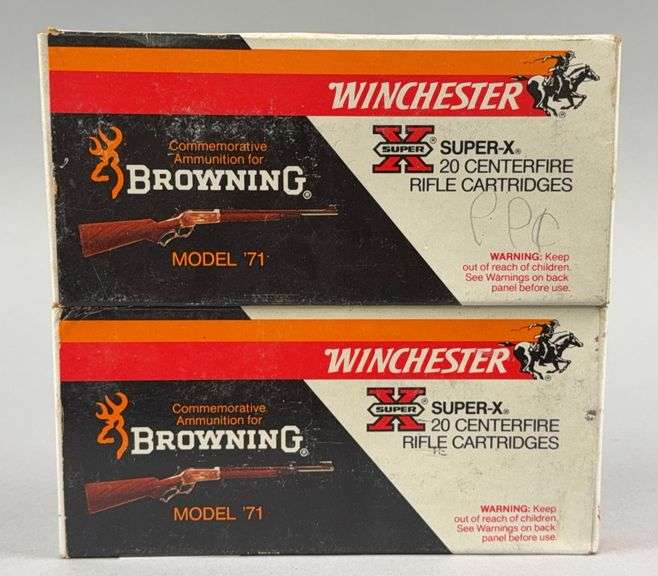 Winchester Super X Commemorative Ammunition for Browning Model 71 348 Win, 40 Count image