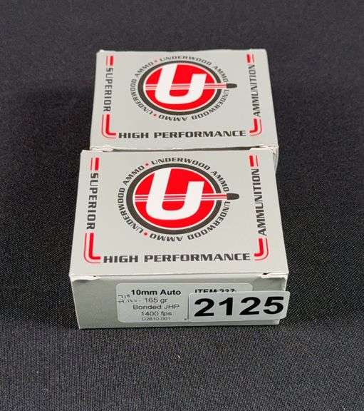 Underwood 10mm Auto, Bonded JHP, 40 Rounds image