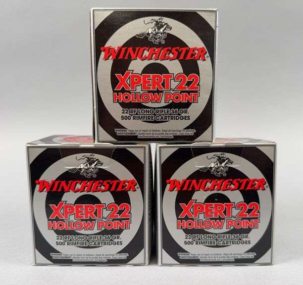 Winchester Xpert .22 Cal Hollow Point 22 RF Long Rifle 36 GR., 1500 Cartridges image