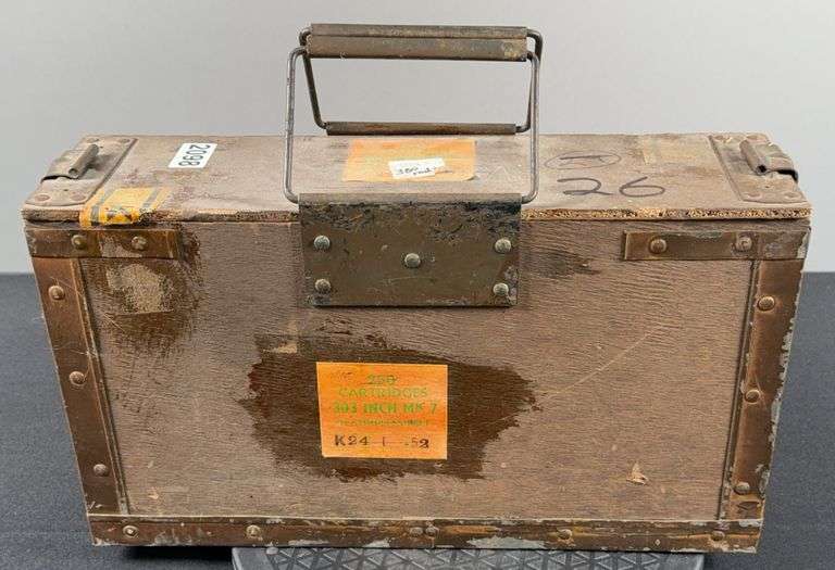 Wooden Case of .303 British Ammunition (250 Rounds) image
