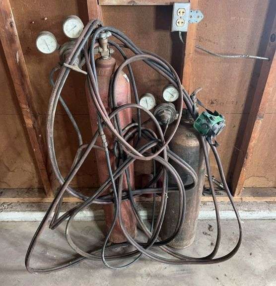 Acetylene & Oxygen Tanks image