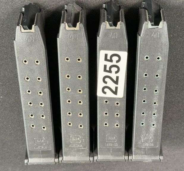 (4) Glock .40 Cal. 15 Rd. Magazines image