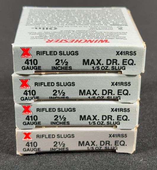 Winchester Super-X .410 Ga 2-1/2” Rifled Slugs, 20 Count image