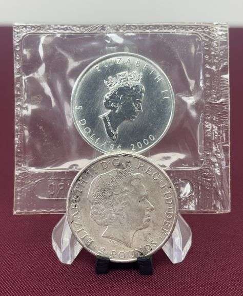 (2) Queen Elizabeth 1oz. Fine Silver Coins image