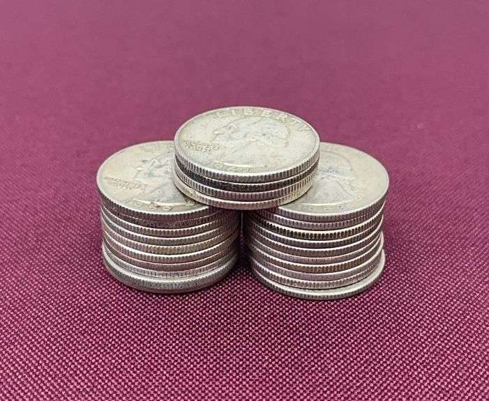 (24) Silver Quarter Dollars image