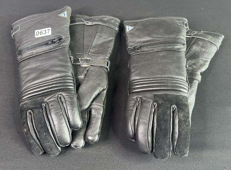 (2) Pairs of Leather Gloves image