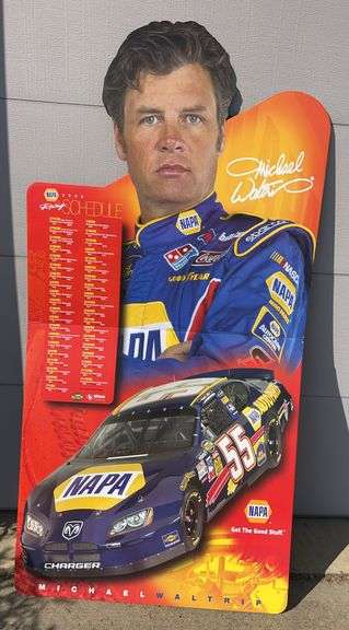 NAPA Michael Waltrip Cardboard Cutout image
