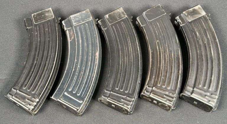 (5) Assorted Metal AK-47 Magazines image