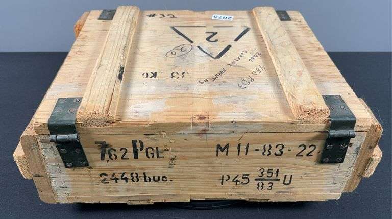Wooden Crate of 30-06 Ammunition (480 Rounds) image