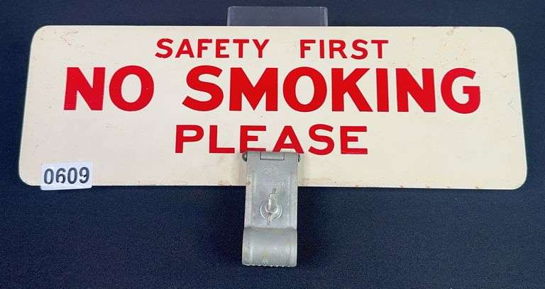 Safety First No Smoking Sign image