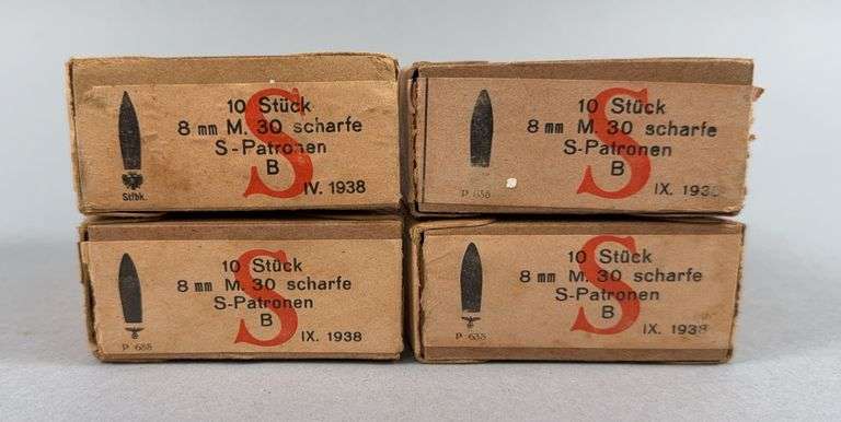 Stuck 8mm M 30 Scharfe S- Patronen B, 40 Count image