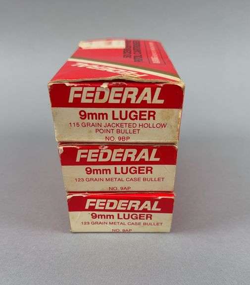 Federal 9mm HP Luger Ammunition, 134 Count image
