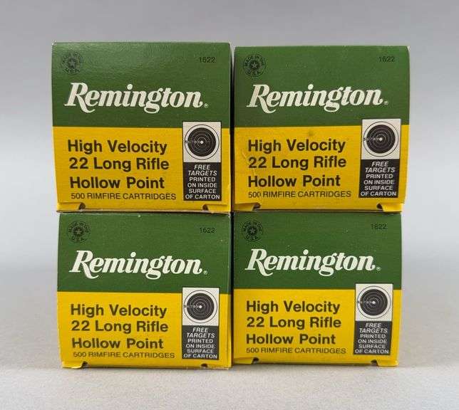 Remington High Velocity .22 Cal Long Rifle Hollow Point, 2000 Cartridges image