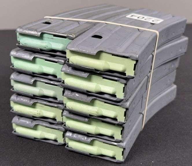 (10) Colt & Other Assorted Brands AR-15 Metal Magazines image