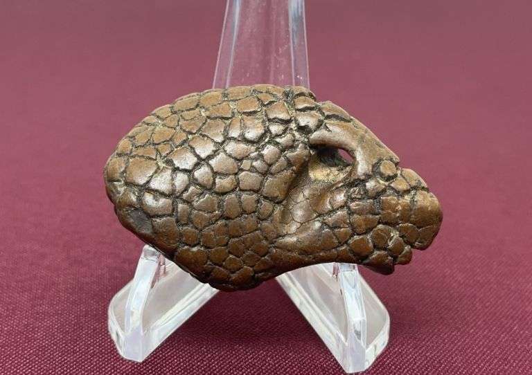 Concretion Snake Head Effigy Pendant image