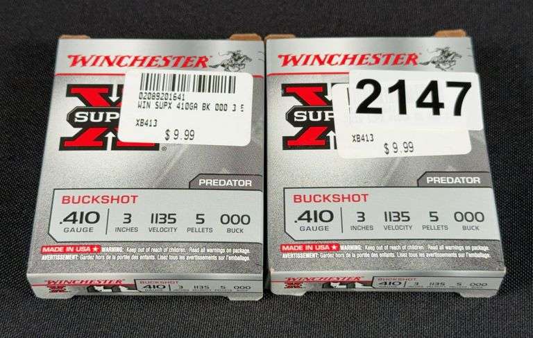 Winchester Super-X .410 Ga. 3”, 000 Buck, 10 Count image