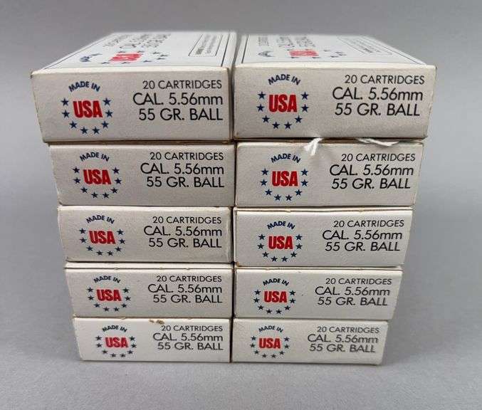 Made in USA 55 GR. 5.56mm, Approx 185 Count image