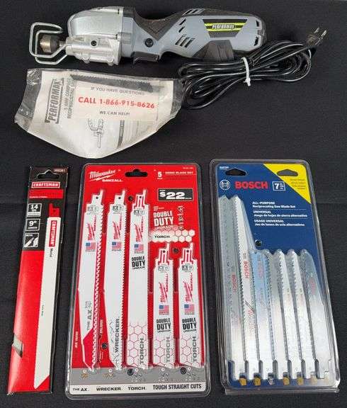 Performax Corded Saw-Zaw & Assorted Saw-Zaw Blades image