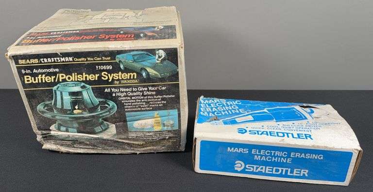Mars Electric Erasing Machine & Craftsman 9” Buffer/Polisher System image
