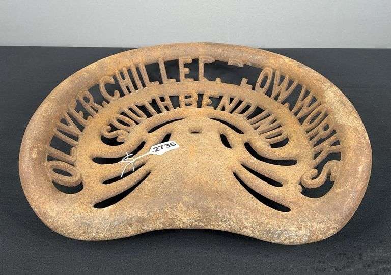 Oliver Chilled Plow Works South Bend Ind. Seat image