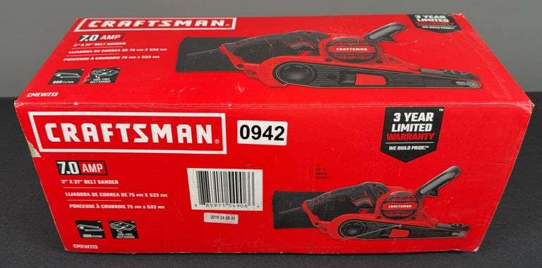 Craftsman 7.0 AMP 3” x 21” Belt Sander image