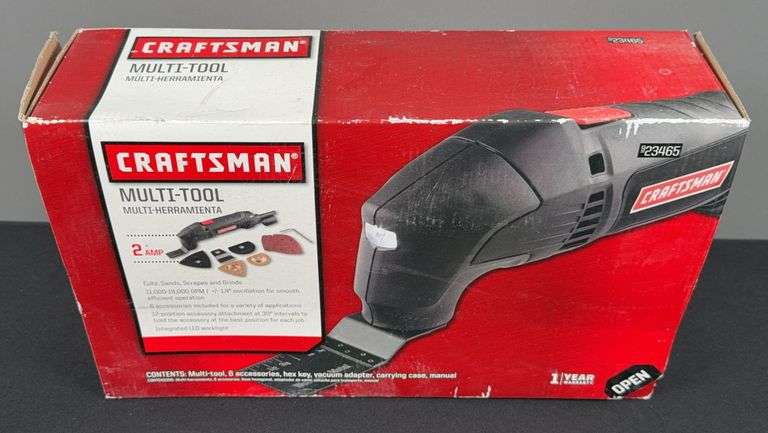 Craftsman 2 AMP Multi-Tool, Cuts, Sands, Scrapes & Grinds image