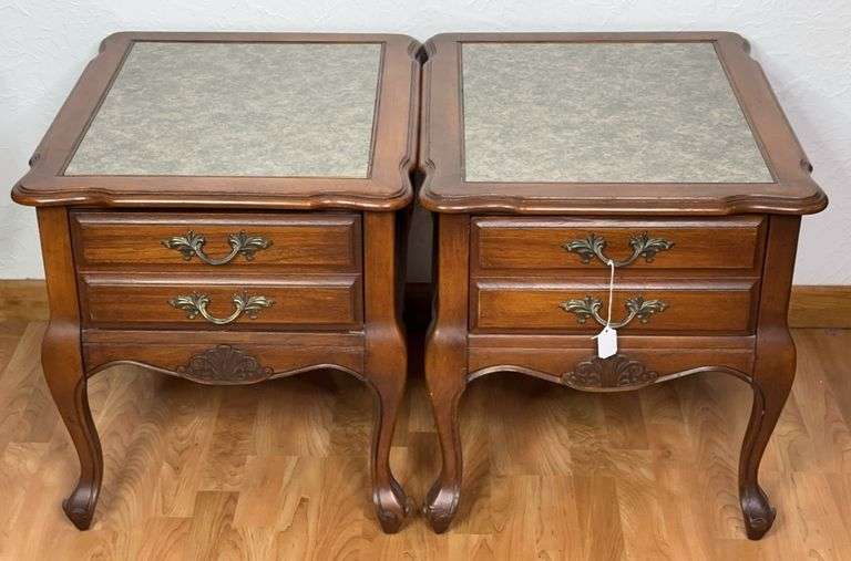 Pair of Wooden Side tables image