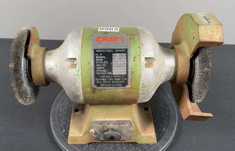 Craft Capacitor Start, Heavy-Duty Bench Grinder image