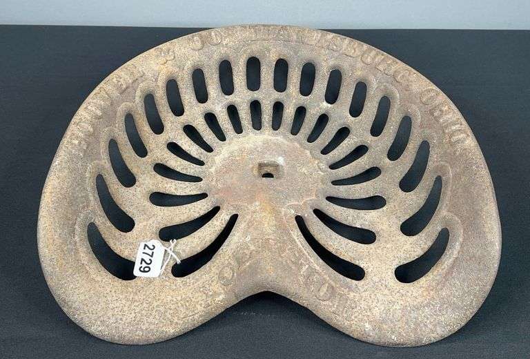 Hoover & Co Miamisburg Ohio EXCELSIOR Cast Iron Seat image