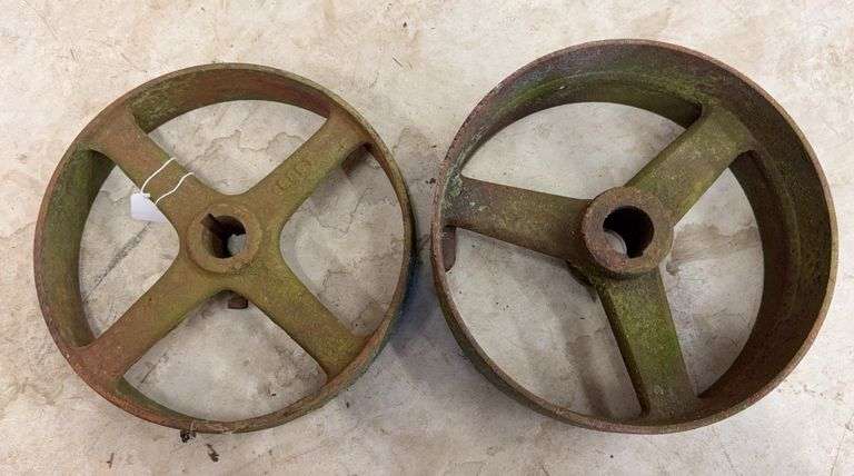 Two 10” belt pulley’s image