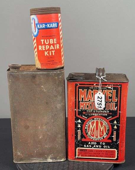 Marvel, Kar-Kare, & DeLaval Oil Can image