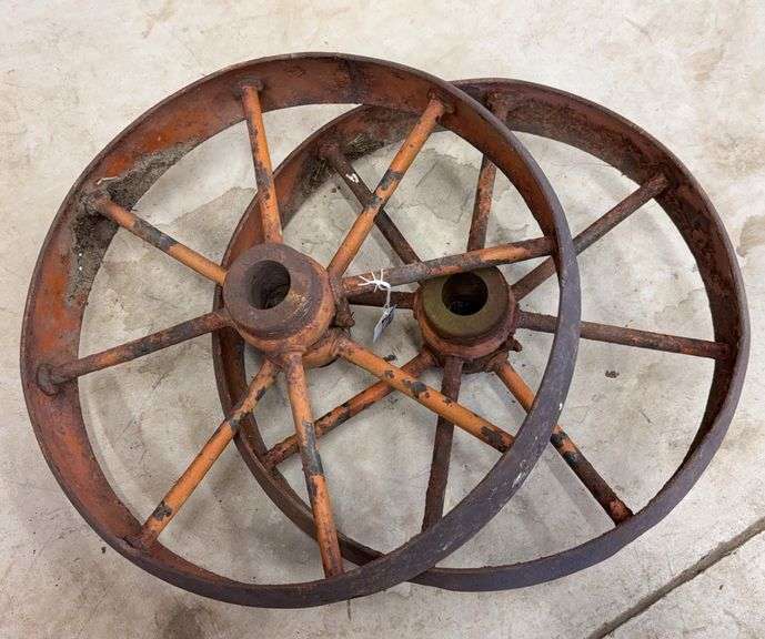 Pair of 16” steel wheels image